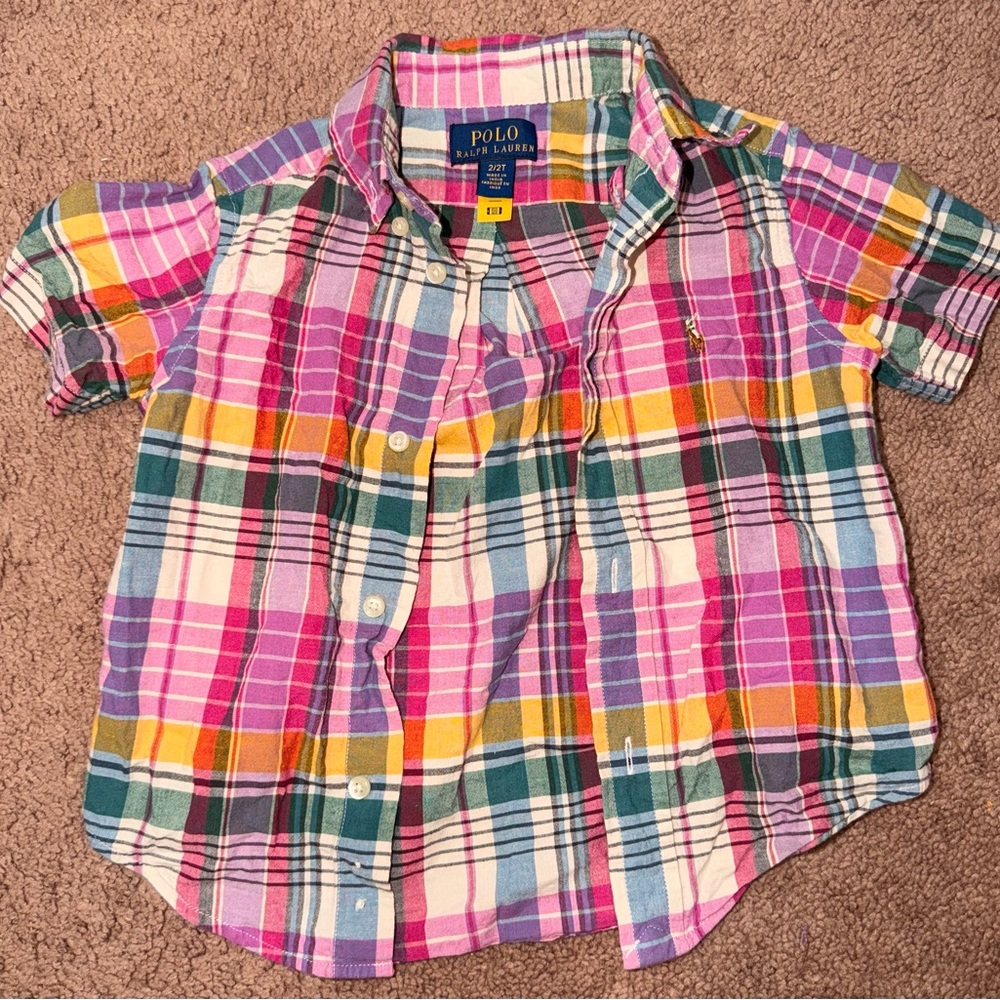 Polo by Ralph Lauren Kids Colorful Plaid Shirt